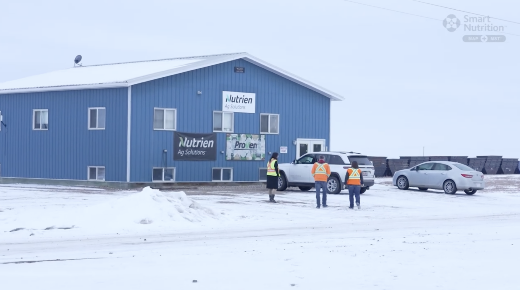 An Alberta Nutrien storage facility